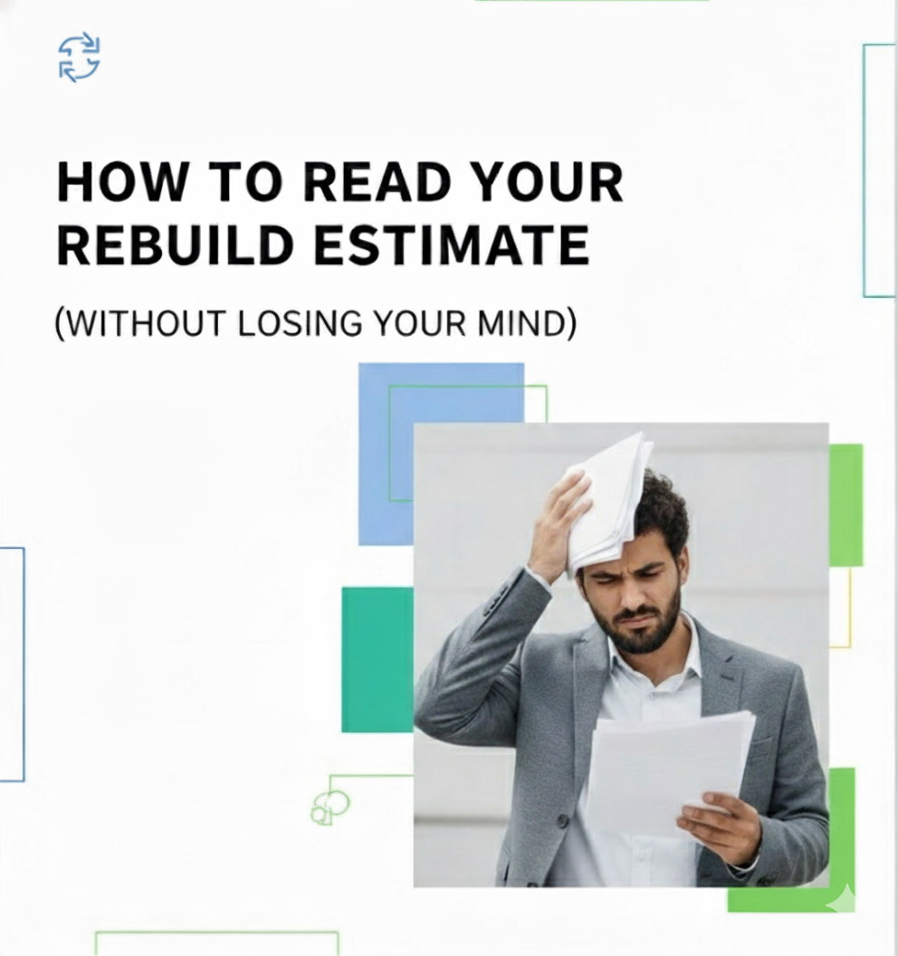 How to Read Your Rebuild Estimate (Without Losing Your Mind)